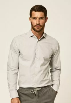 Hackett London MELANGE SELVEDGE - Skjorter