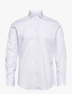 Hackett London BLUE STRCH GRAPH CHK - SKY/WHITE