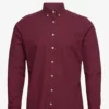 Hackett London GARMENT DYED OXFORD - ZINFANDEL -Hackett London Butik hachm309157 czinfandel
