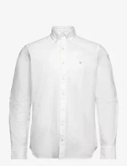 Hackett London WASHED OXFORD - WHITE