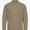 Hackett London GARMENT DYED OXFORD - OLIVE -Hackett London Butik hachm309372 colive