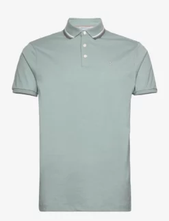 Hackett London DOUBLE TIPPED POLO - DUCK EGG