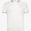 Hackett London DOUBLE TIPPED POLO - OFF WHITE