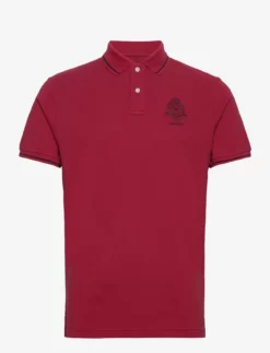 Hackett London HERITAGE LOGO POLO - CLARET