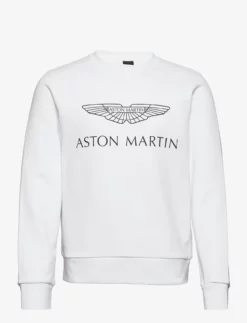 Forside 50 Hackett London AMR LOGO CREW - WHITE