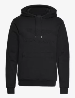 Forside 25 Hackett London AMR EMBOSSED HDY - BLACK