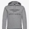 Hackett London AMR LOGO HOODY - GREY MARL -Hackett London Butik hachm581093 cgreymarl