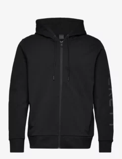 Forside 46 Hackett London ESSENTIAL HOODY FZ - BLACK