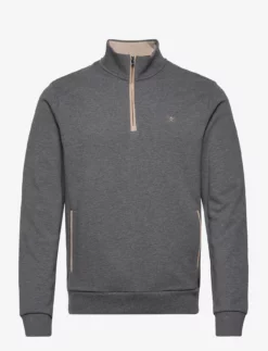 Forside 48 Hackett London PIQUE HZ SWEAT - CHARCOAL