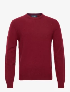 Hackett London LAMBSWOOL CREW - SYRAH