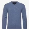 Hackett London LAMBSWOOL V NECK - HORIZON BLUE -Hackett London Butik hachm702828 chorizonblue