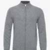 Hackett London LAMBSWOOL FZIP - GREY MARL -Hackett London Butik hachm702830 cgreymarl