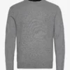 Hackett London MERINO CASH MIX CREW - GREY MARL -Hackett London Butik hachm702831 cgreymarl