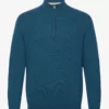 Hackett London MERINO CASH MIX HZIP - ENSIGN BLUE -Hackett London Butik hachm702833 censignblue