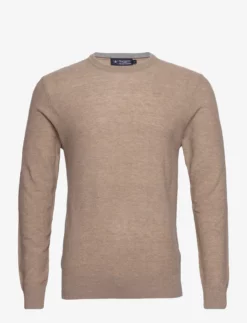 Hackett London WSC TEXTURED CREW - SAND