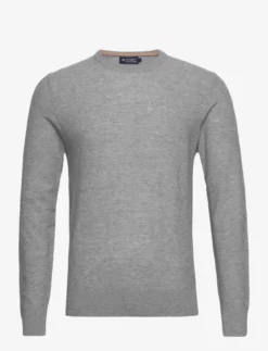 Hackett London WSC TEXTURED CREW - STONE