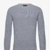 Hackett London MOULINE CREW - CHAMBRAY/ECRU -Hackett London Butik hachm702910 cchambrayecru