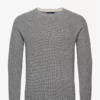 Hackett London MOULINE CREW - GREY/ECRU -Hackett London Butik hachm702910 cgreyecru